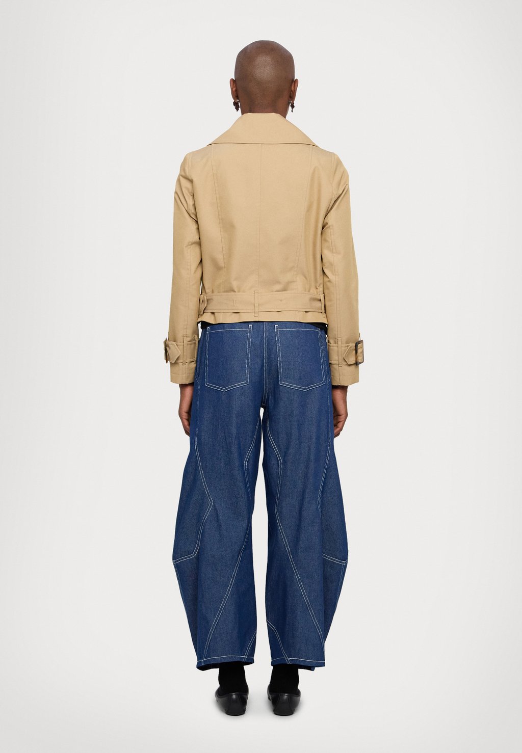 

Легкая куртка SHORT DOUBLE BUTTON JACKET WTIHOUT LINING STUDIO ID, коричневый