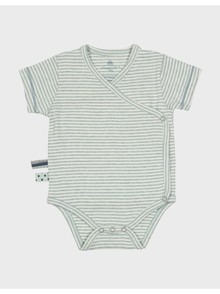 

OrganicEra Детский боди с короткими рукавами, выполненный в аквамариновом цвете