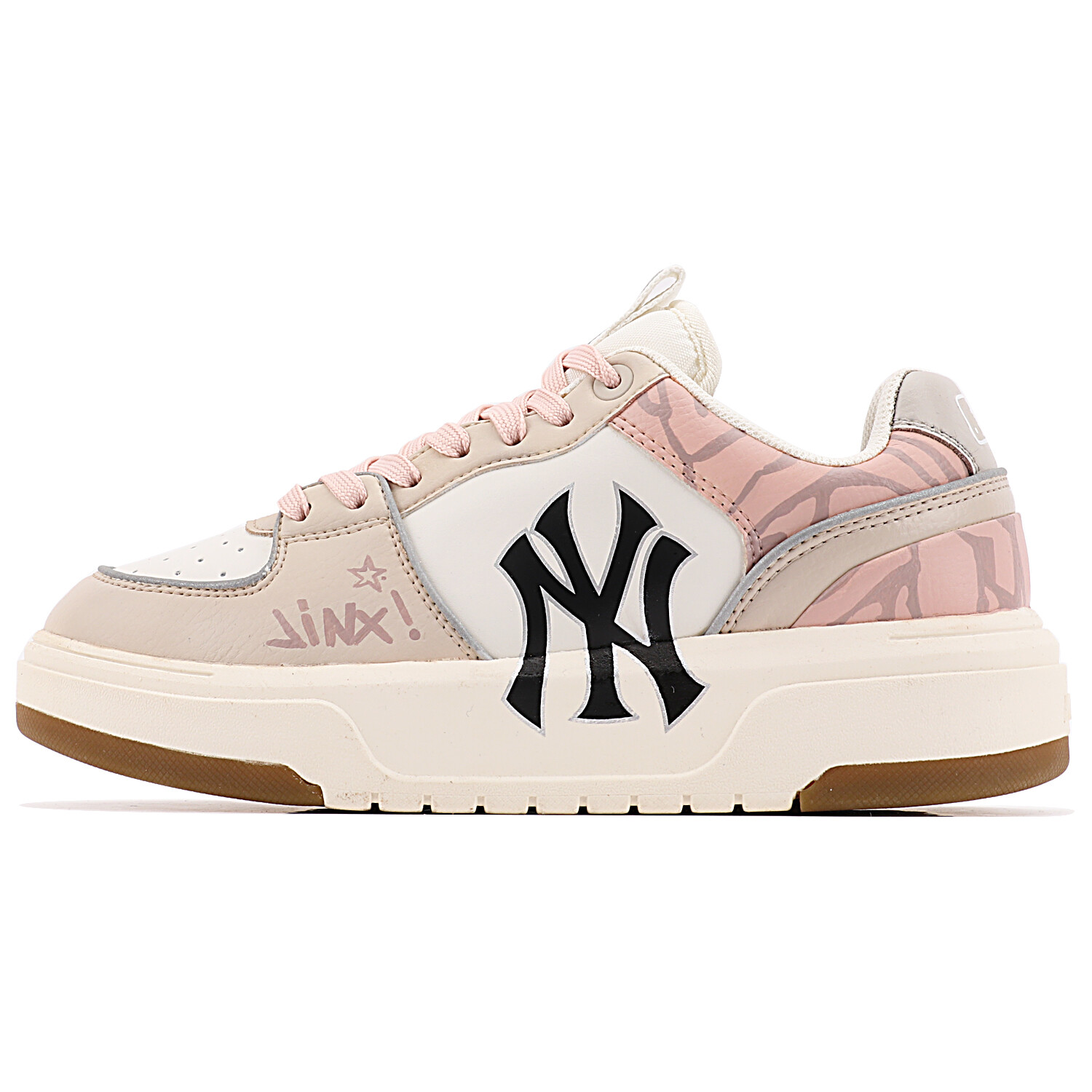 

Кроссовки MLB Chunky Liner Skateboarding Shoes Unisex Low-top Pink/white, белый