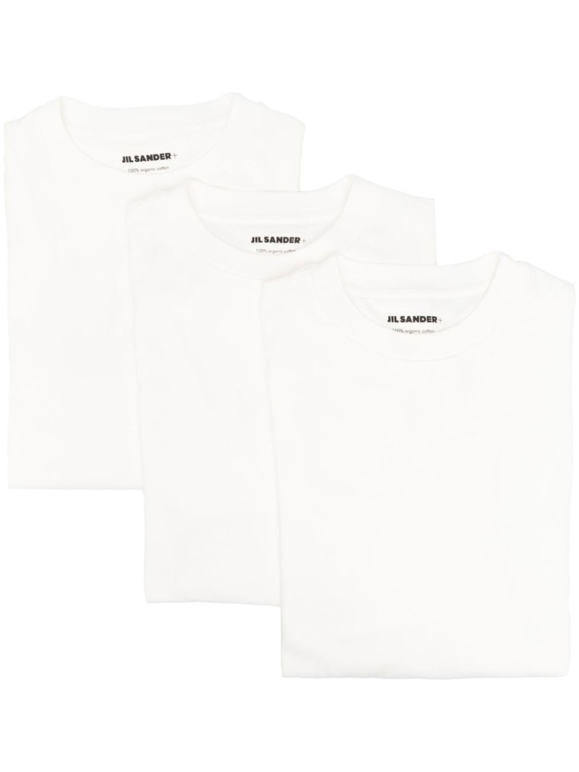 

Jil Sander футболка с нашивкой-логотипом, белый
