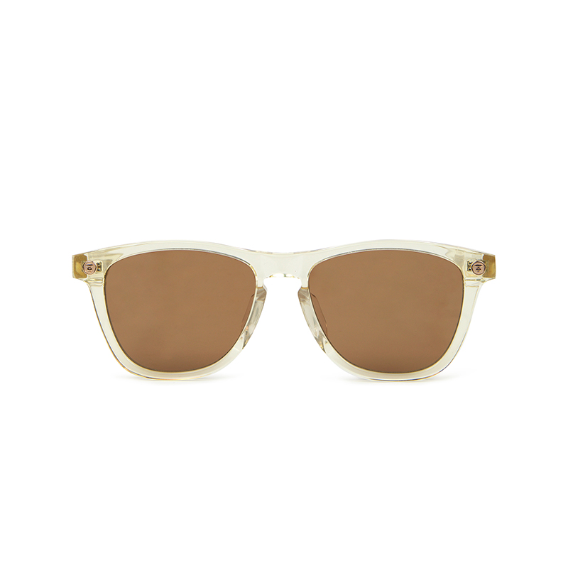 

Aape Серебряные солнцезащитные очки нестандартной формы унисекс, Brown BWX