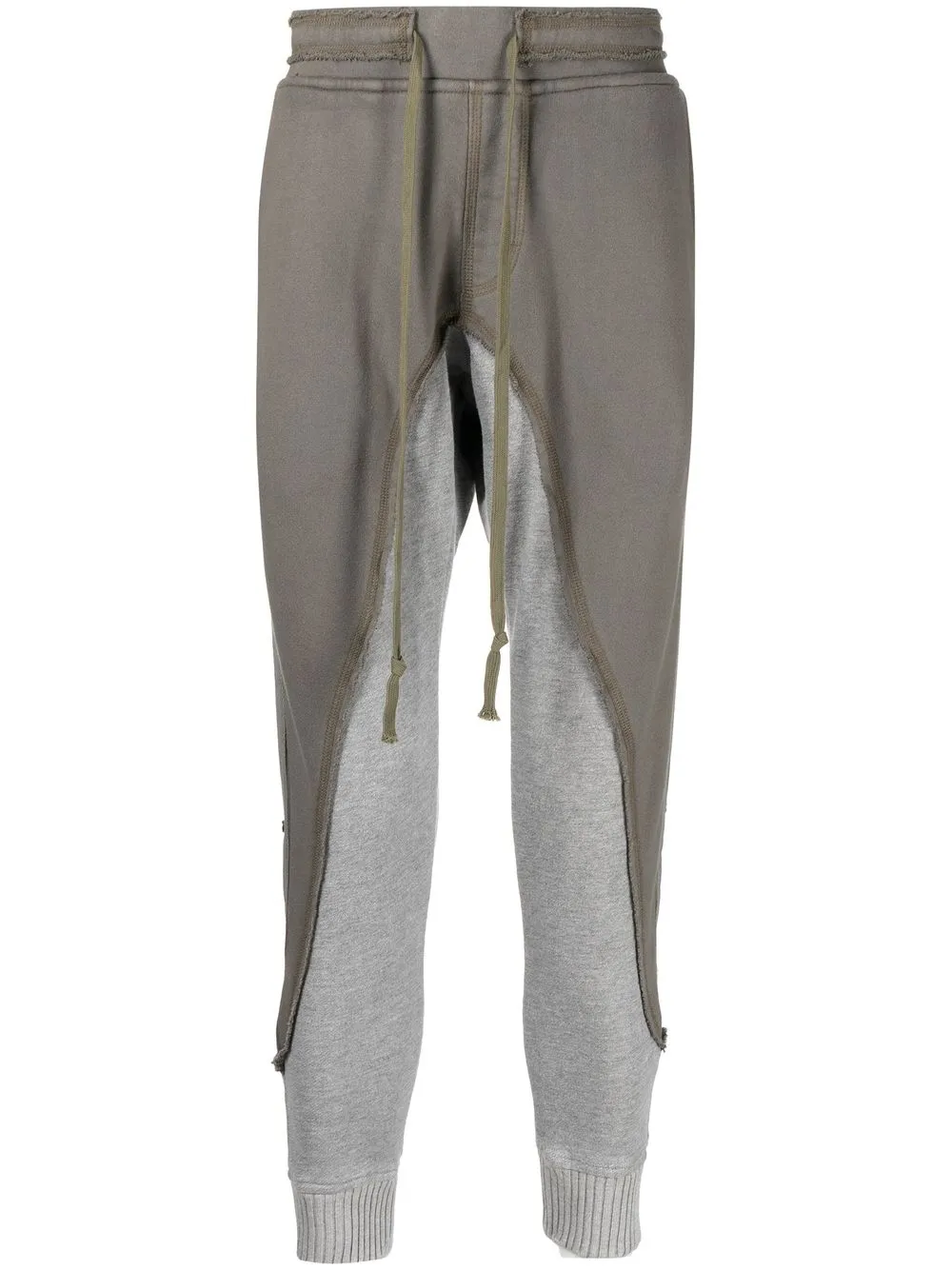 

Брюки с кулиской в технике пэчворк Greg Lauren, зеленый