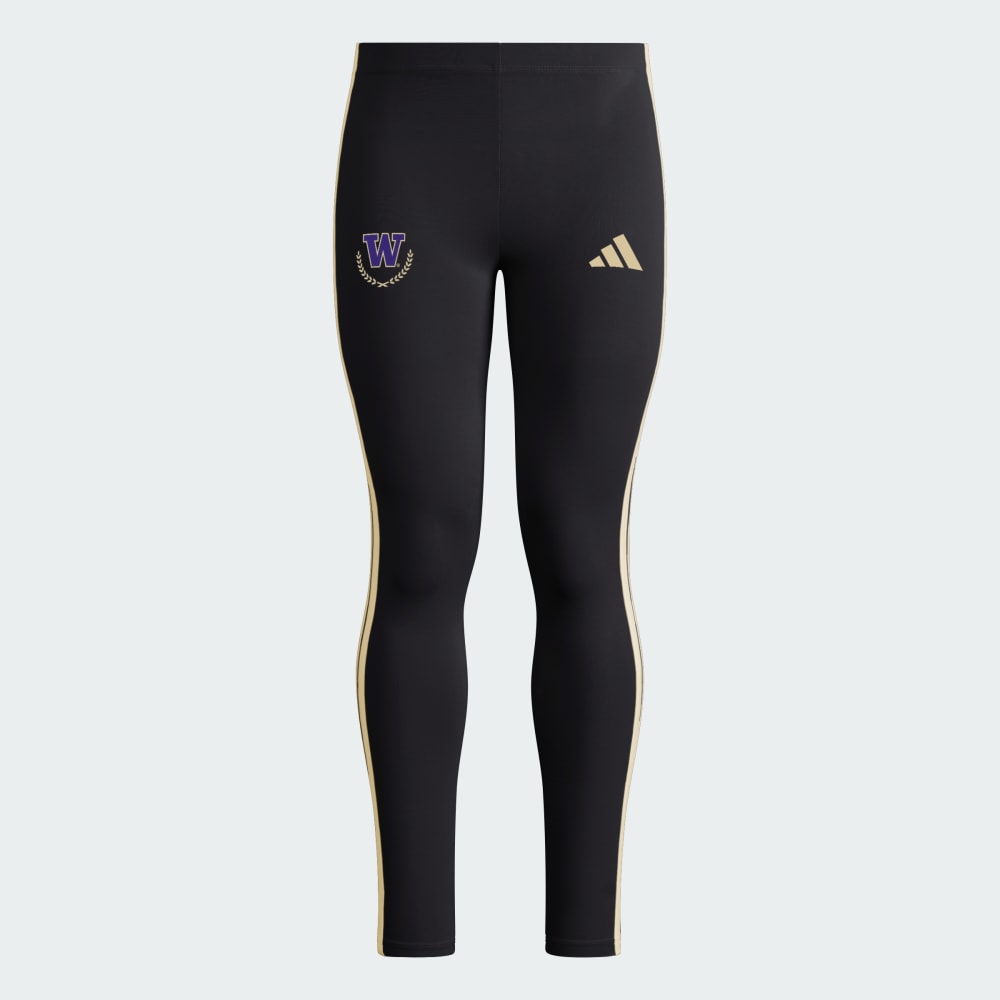 

Леггинсы Adidas Washington Huskies Essentials 3-Stripes Cotton Legging, цвет Black/Team Sand/Ncaa-Wtn-7yy