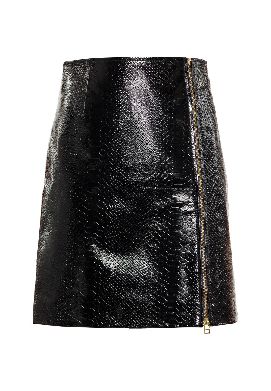 

Кожаная юбка faina Skirt, черный