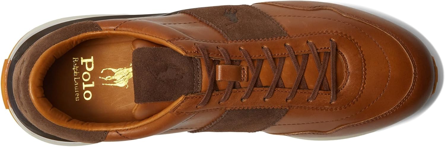 POLO RALPH LAUREN Мужские кроссовки Keaton, Light Beige — фото 2