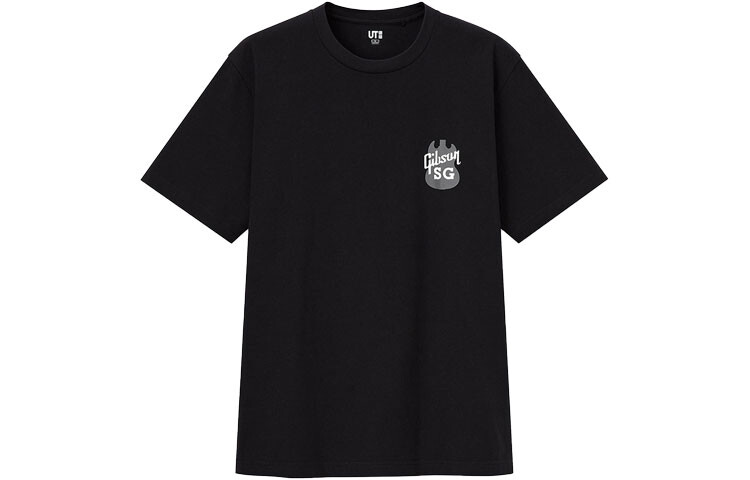 

Футболка унисекс черная Uniqlo, черный
