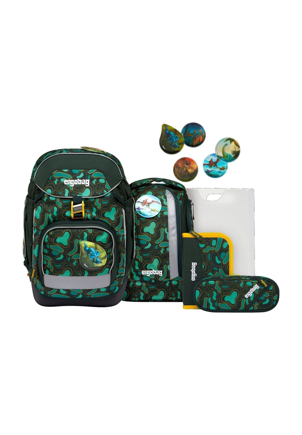 

Набор школьных рюкзаков, 6 шт ergobag, цвет Dunkel