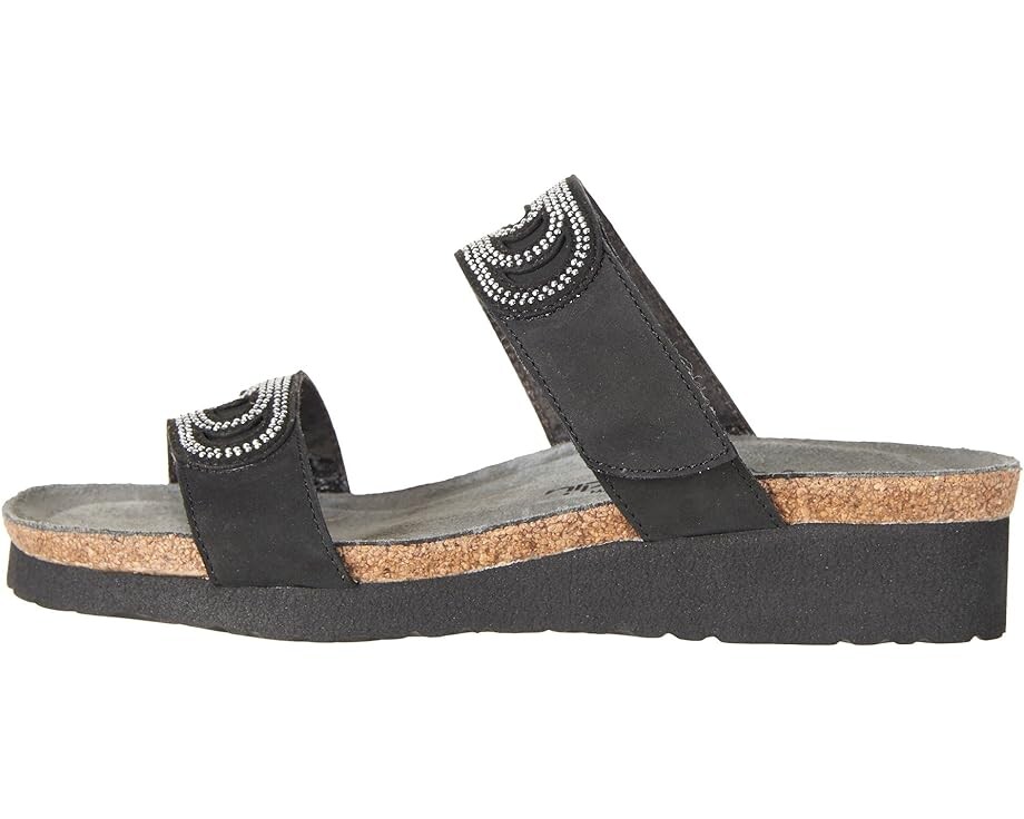 Туфли Naot Ainsley, цвет Black Velvet Nubuck/Silver Rivets — фото 4