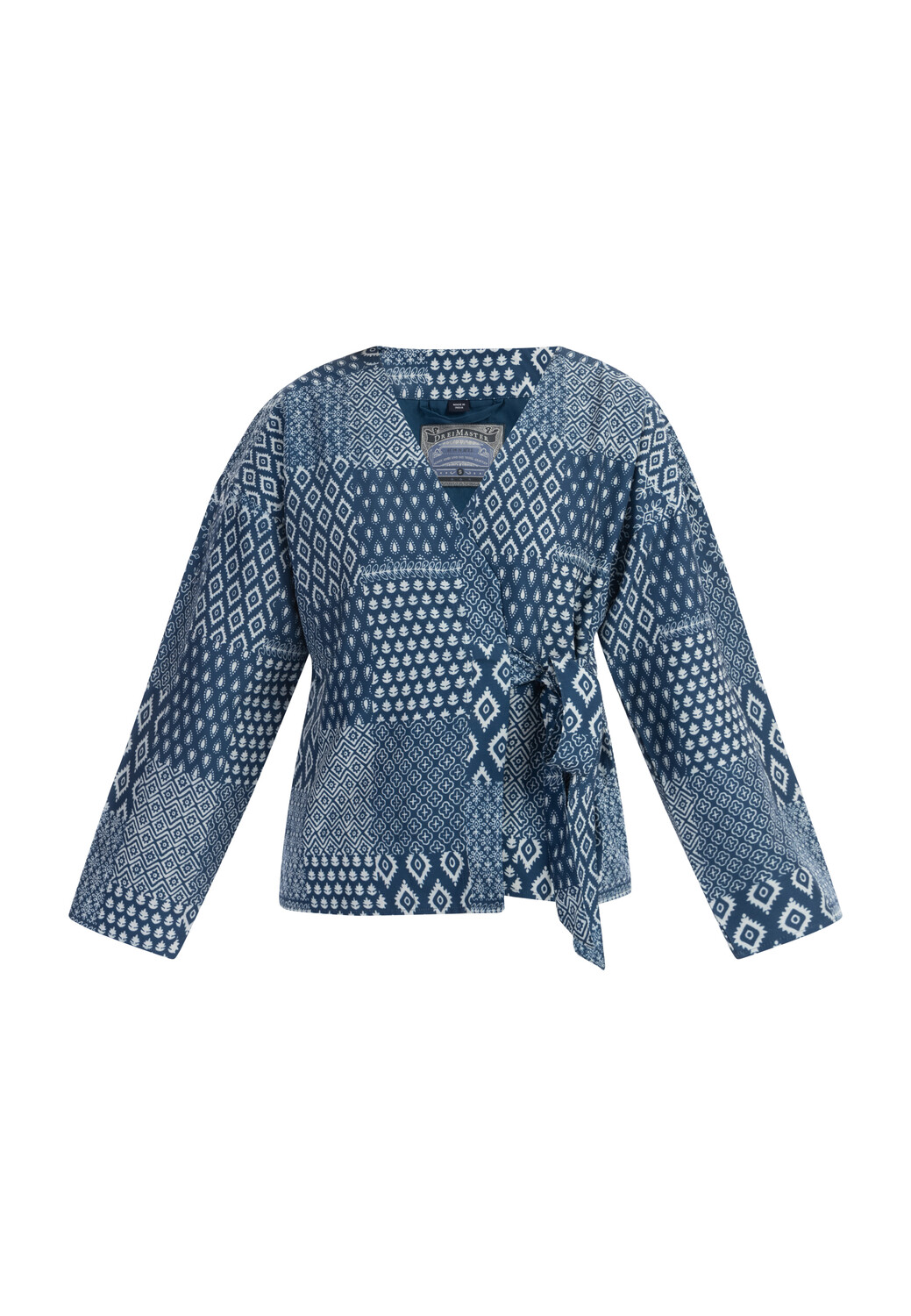 

Толстовка DreiMaster Wickeljacke, цвет Dunkelmariner Druck