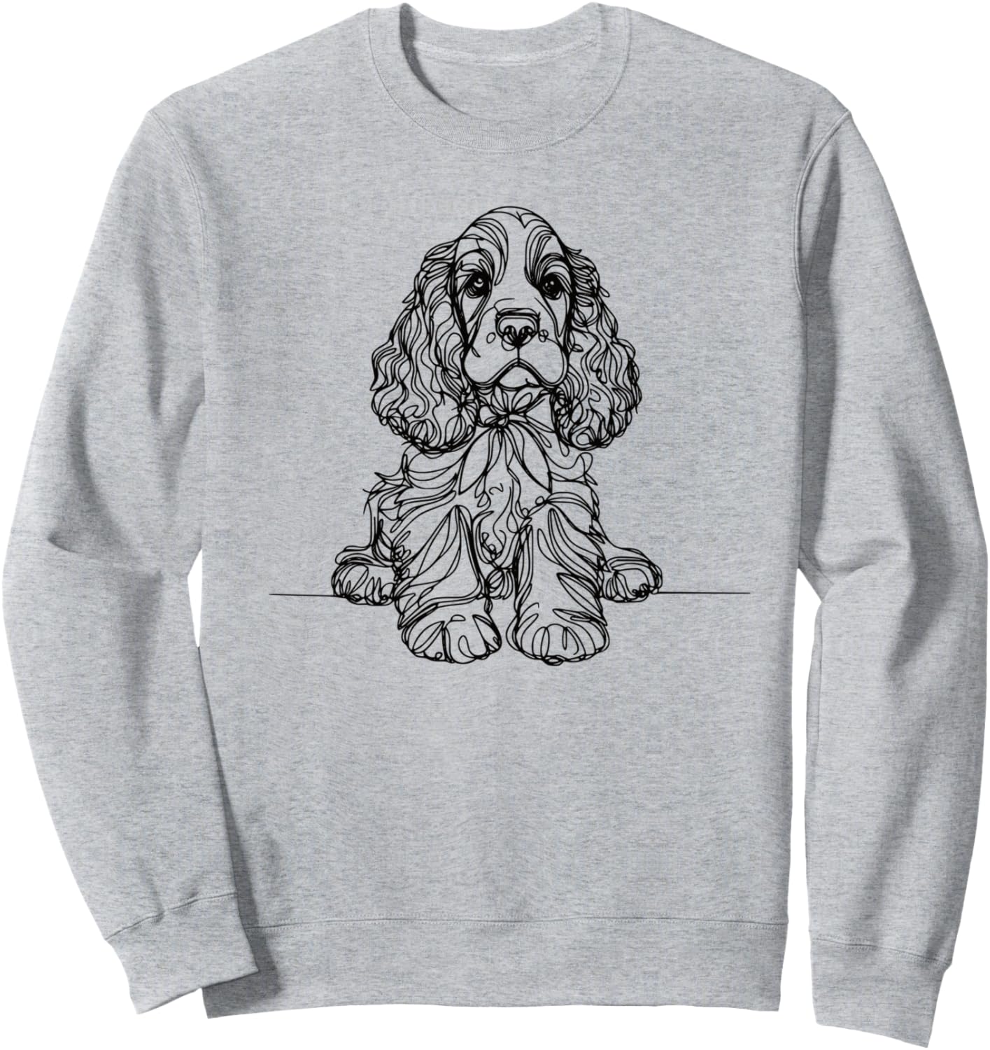 

Толстовка с изображением собаки породы кокер-спаниель, серая English American Cocker Spaniel, Серый, Толстовка с изображением собаки породы кокер-спаниель, серая English American Cocker Spaniel