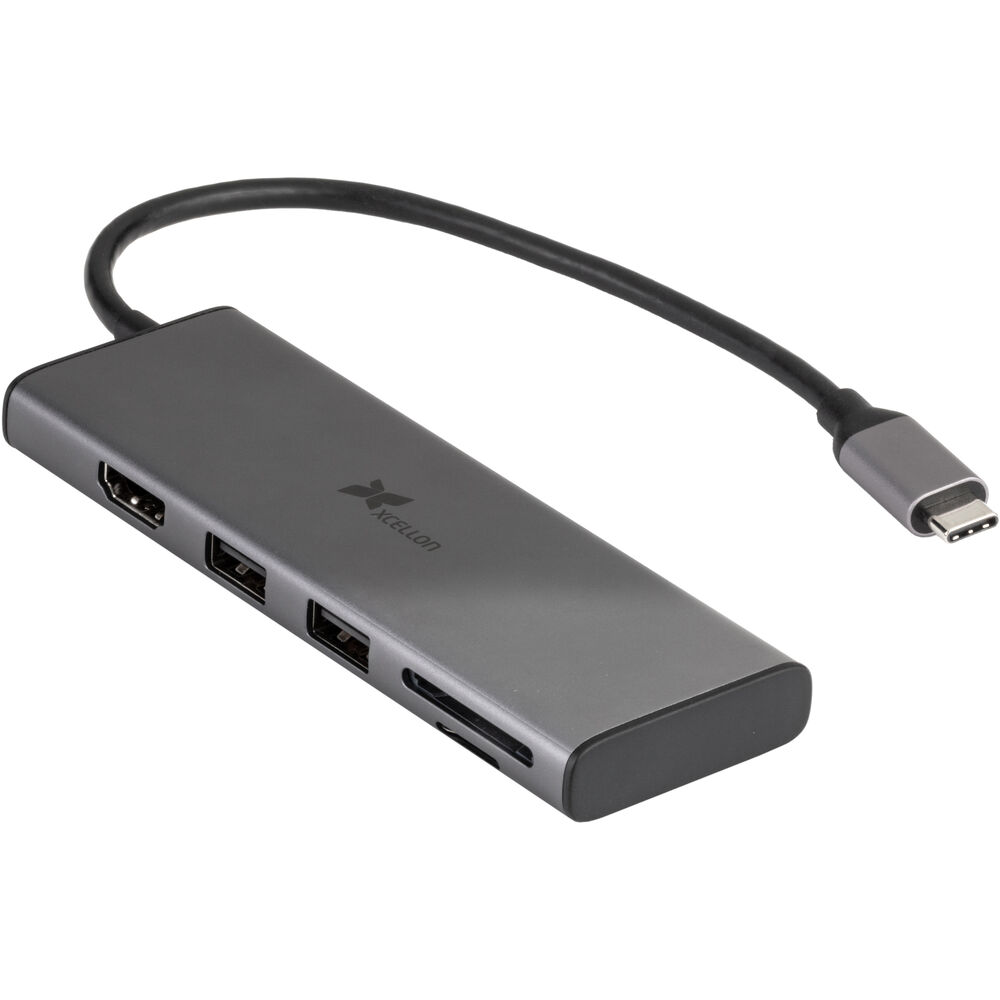 

Док-станция Xcellon 6-in-1 USB-C Hub with Power Delivery U6-1VPD-2
