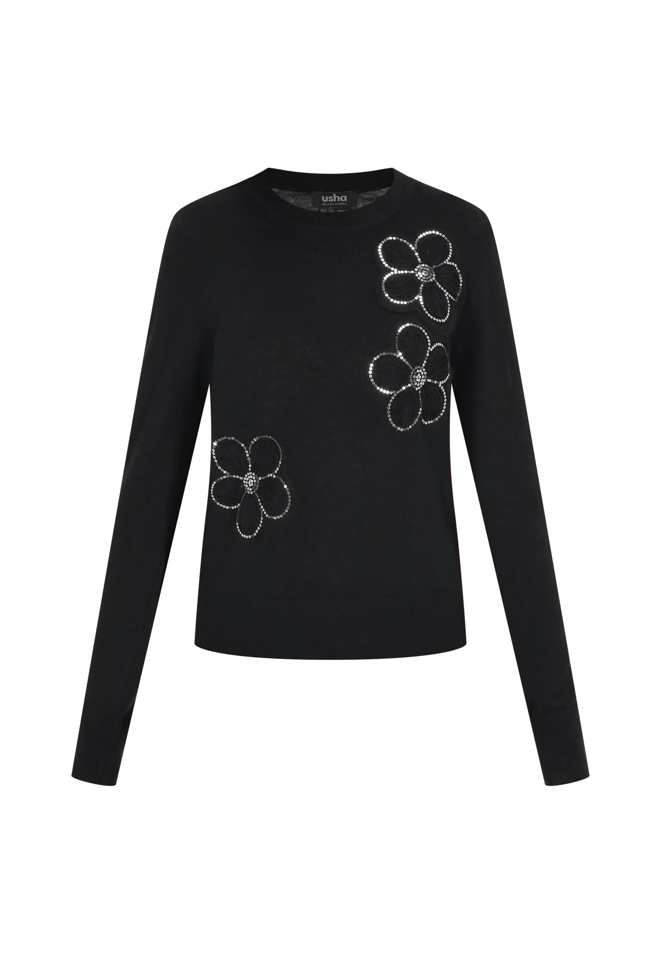 

Usha BLACK LABEL Свитер в черном цвете