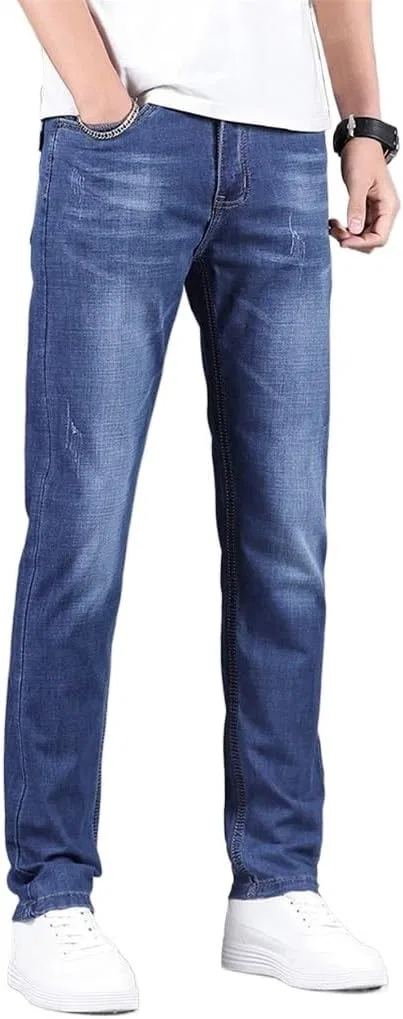 Джинсы классические Slim-fit, Blue — фото 3