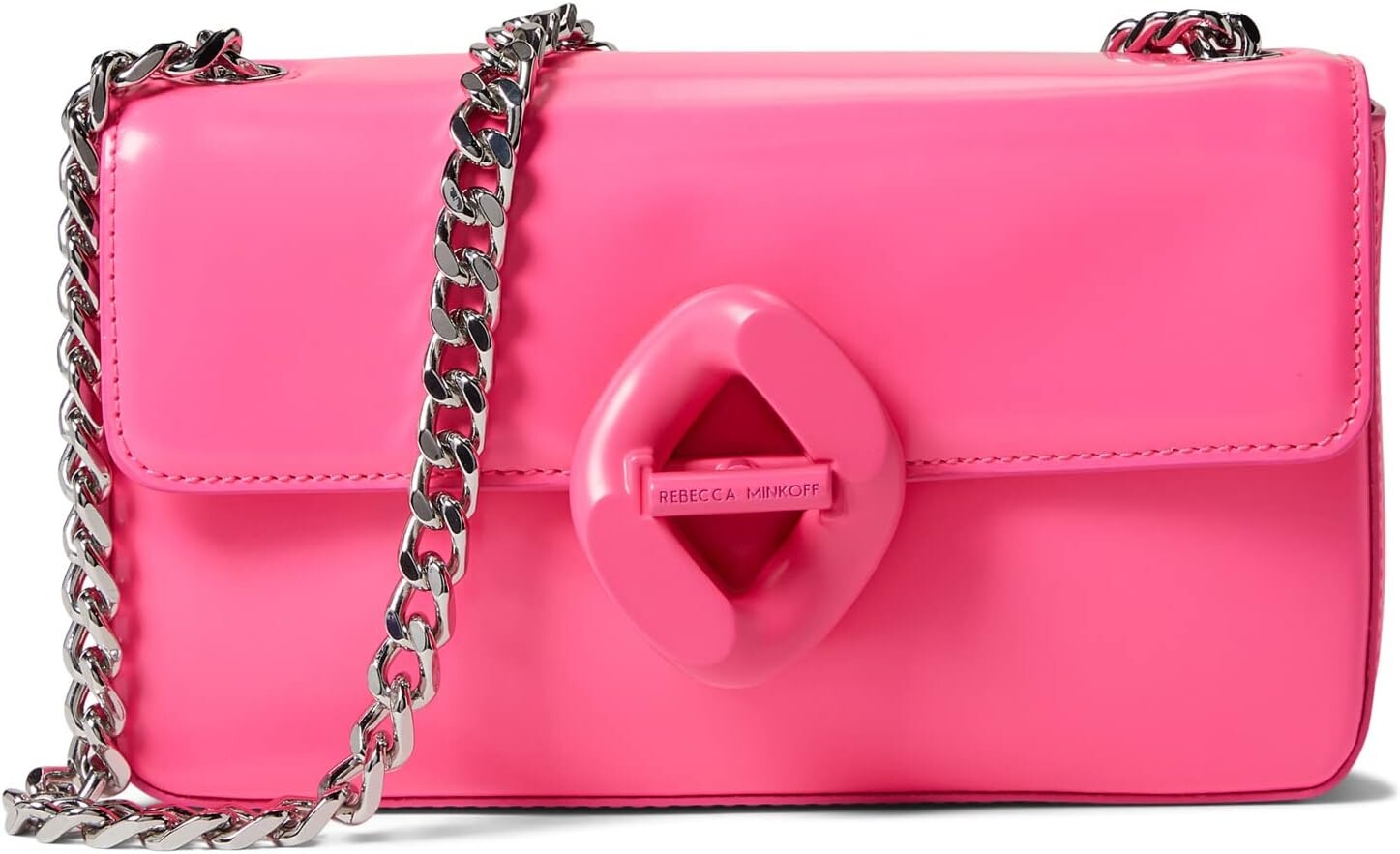 

Сумка Rebecca Minkoff The "G" Small Chain Shoulder, цвет Neon Pink