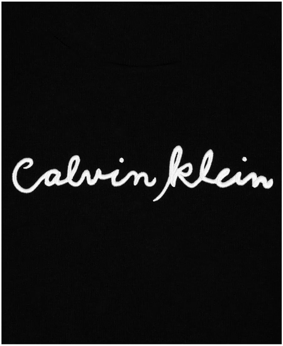 Толстовка с длинными рукавами для девочек 8-16 лет Calvin Klein, черный — фото 4
