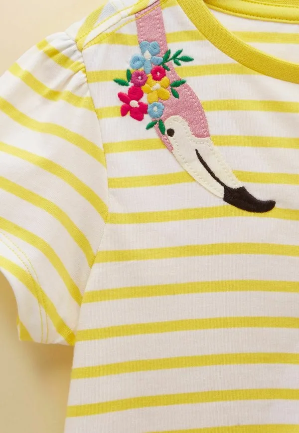 Футболка с принтом Joules, Yellow — фото 3