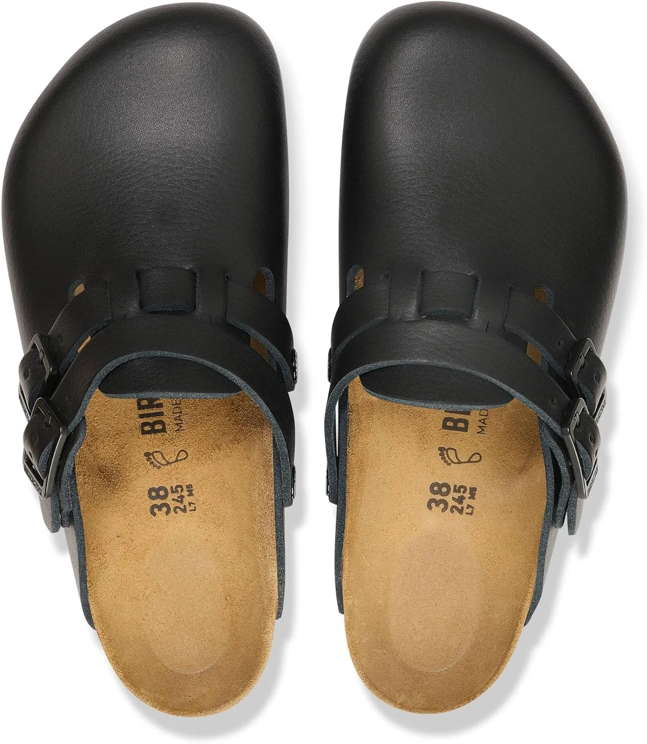 Кожаные сабо Birkenstock Kay Pro, черный — фото 4