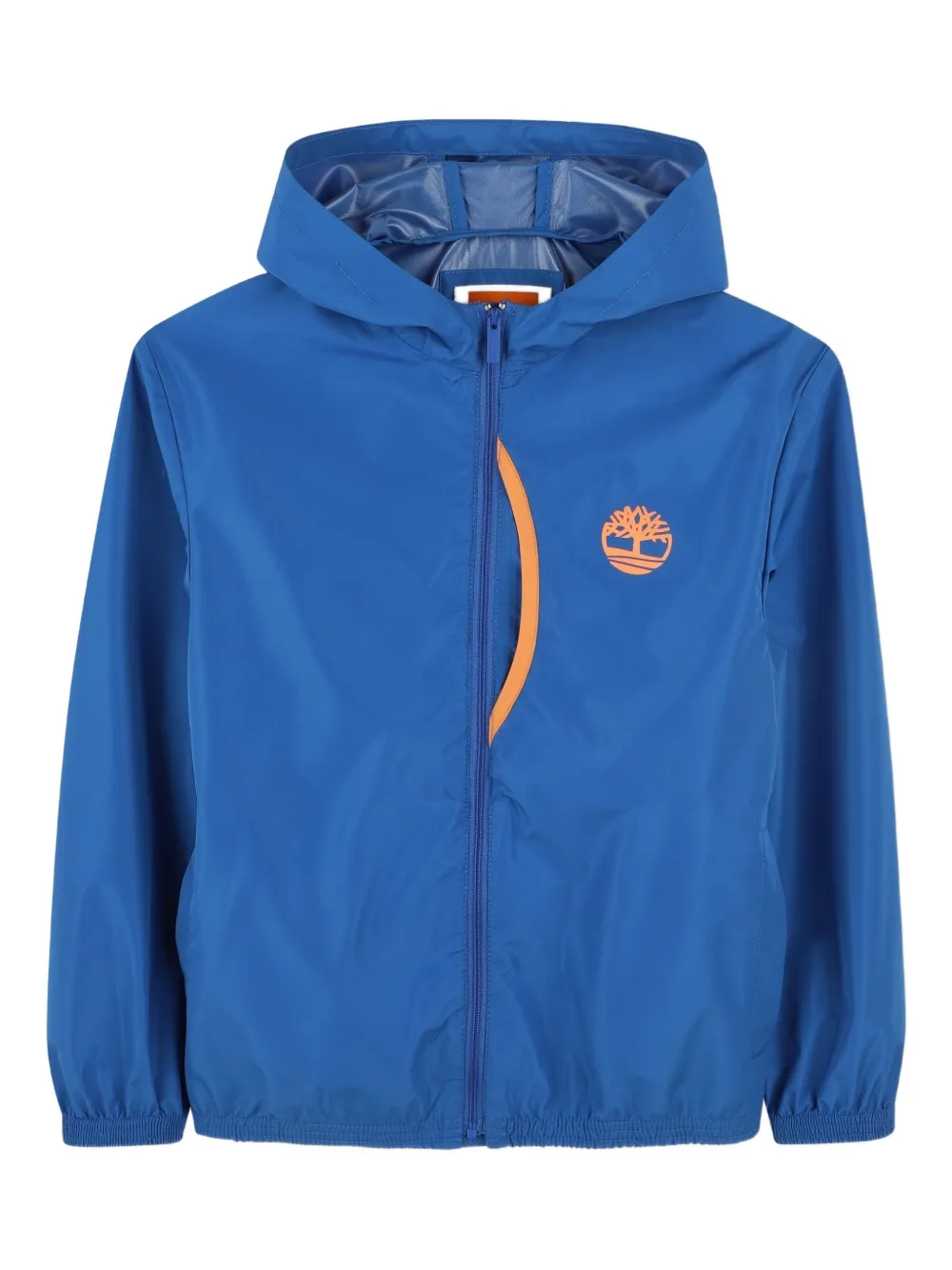 

Куртка-дождевик с капюшоном и логотипом Timberland Kids, синий