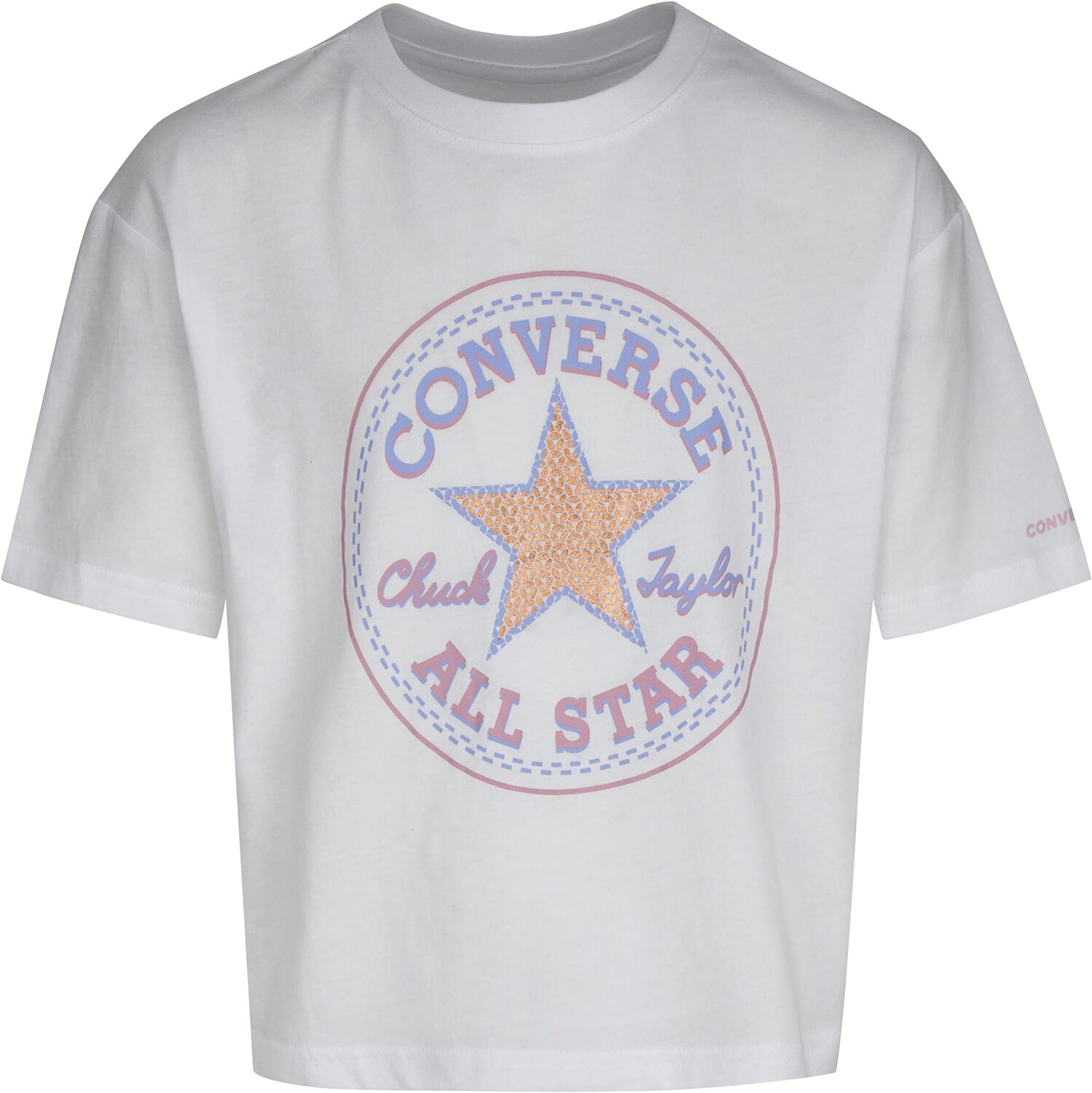 

Футболка Converse Star Faux Sequin Boxy Tee, белый