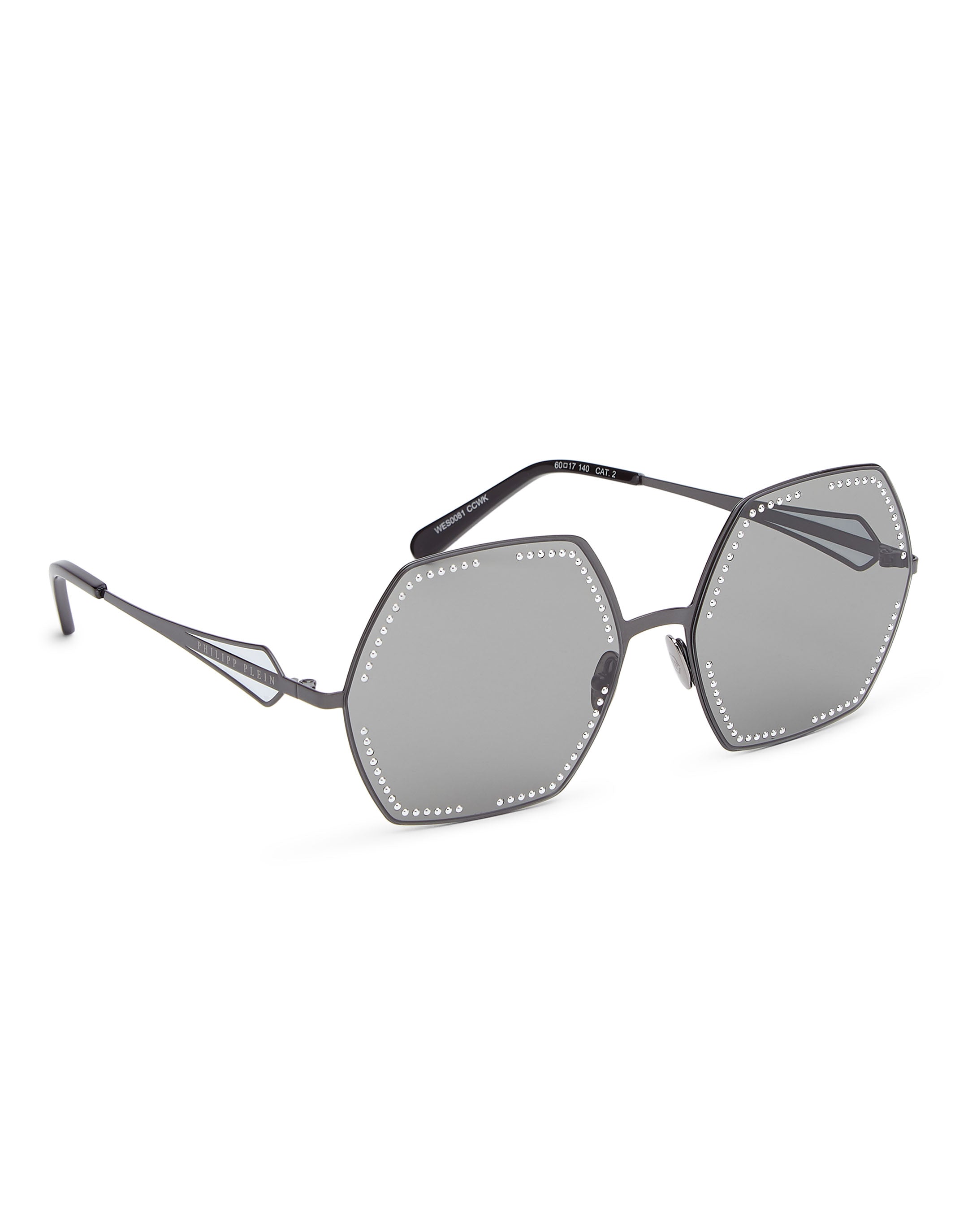 

Женские солнцезащитные очки PHILIPP PLEIN, цвет black/black/fume/nk