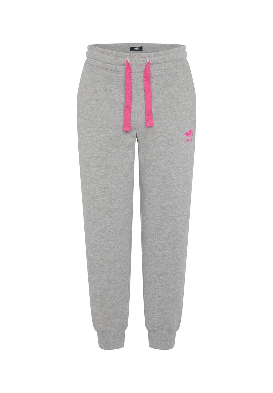 

Спортивные брюки с вышивкой логотипа POLO SYLT, цвет Neutral Gray Melange