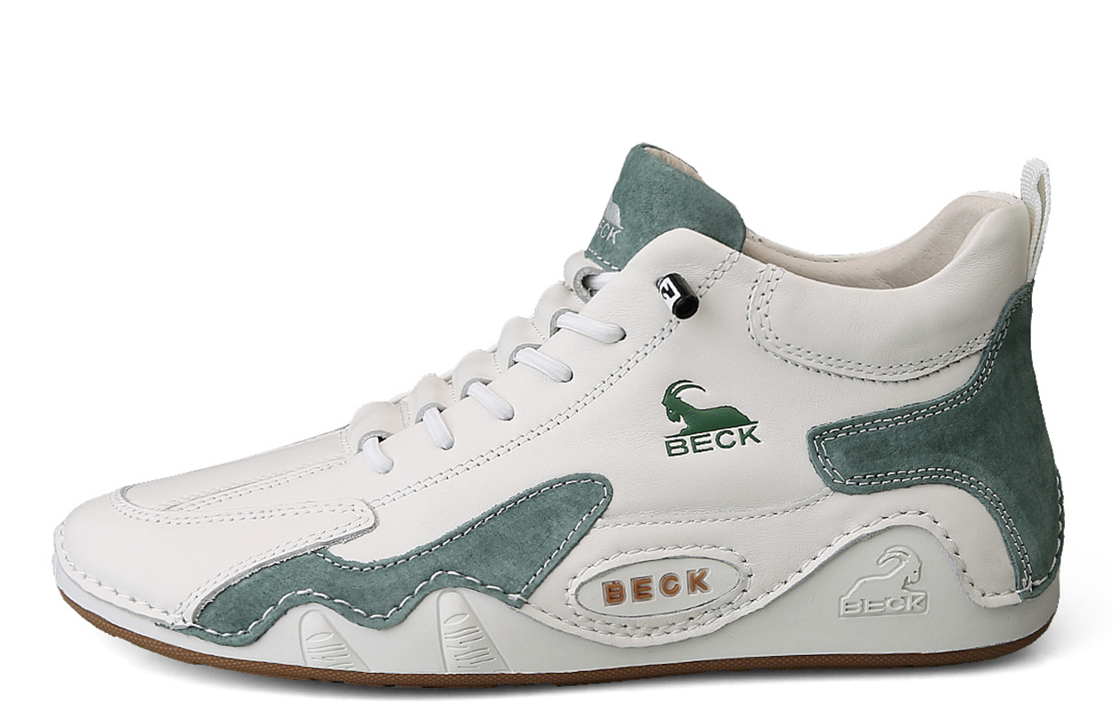 

Мужские повседневные туфли средней высоты BECK, White Green