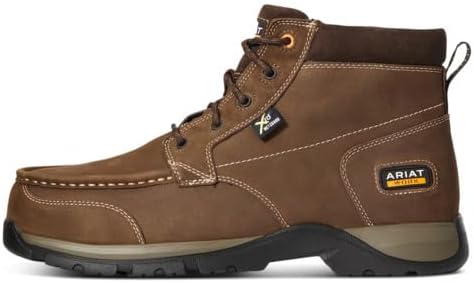Мужские рабочие ботинки ARIAT Edge Lte Chukka с защитным носком и композитной вставкой, темно-коричневый — фото 2