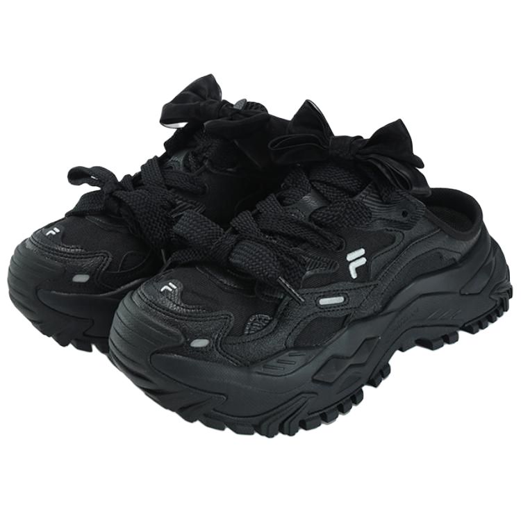 FILA FUSION Бьянко мюли женские 'Блэк' черные, цвет Black — фото 4