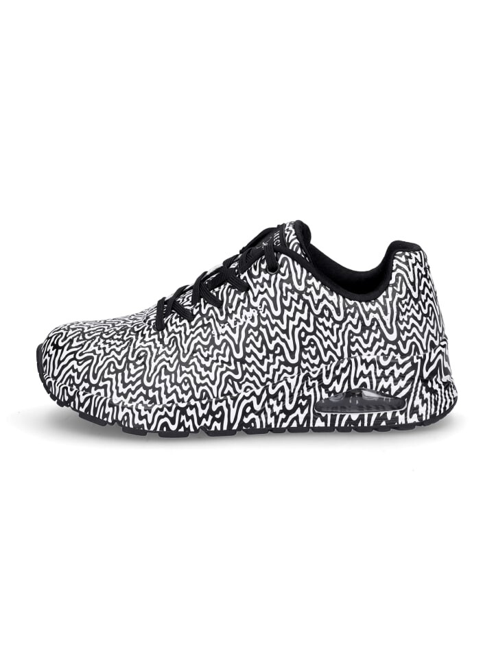 Низкие кроссовки Skechers UNO Infinite Drip, цвет schwarz weiß — фото 2