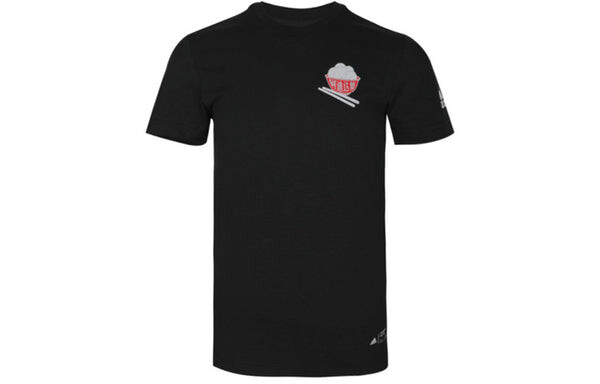 Футболка adidas GFX T BALL Sports Soccer/Football Training Short Sleeve Black, черный — фото 2