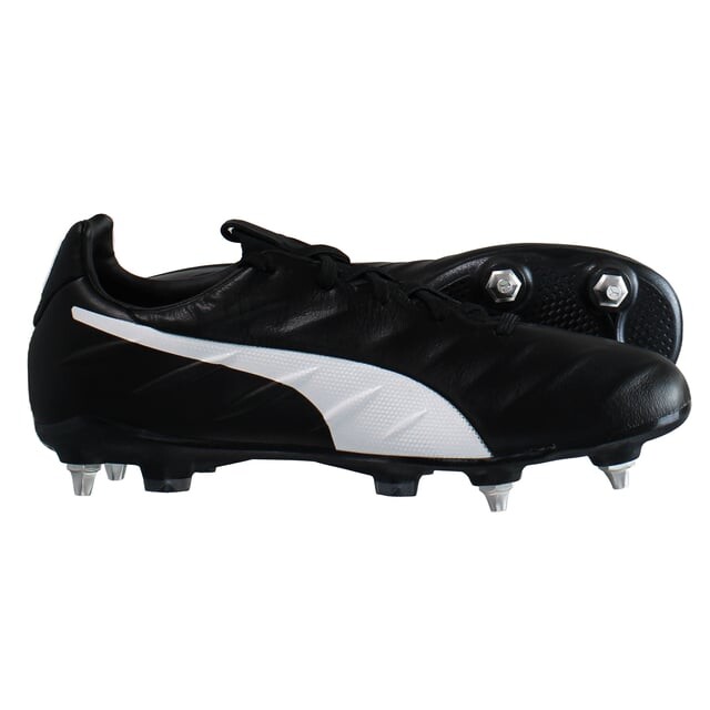 Черные мужские футбольные бутсы King Platinum 21 mxsg Puma, черный — фото 4