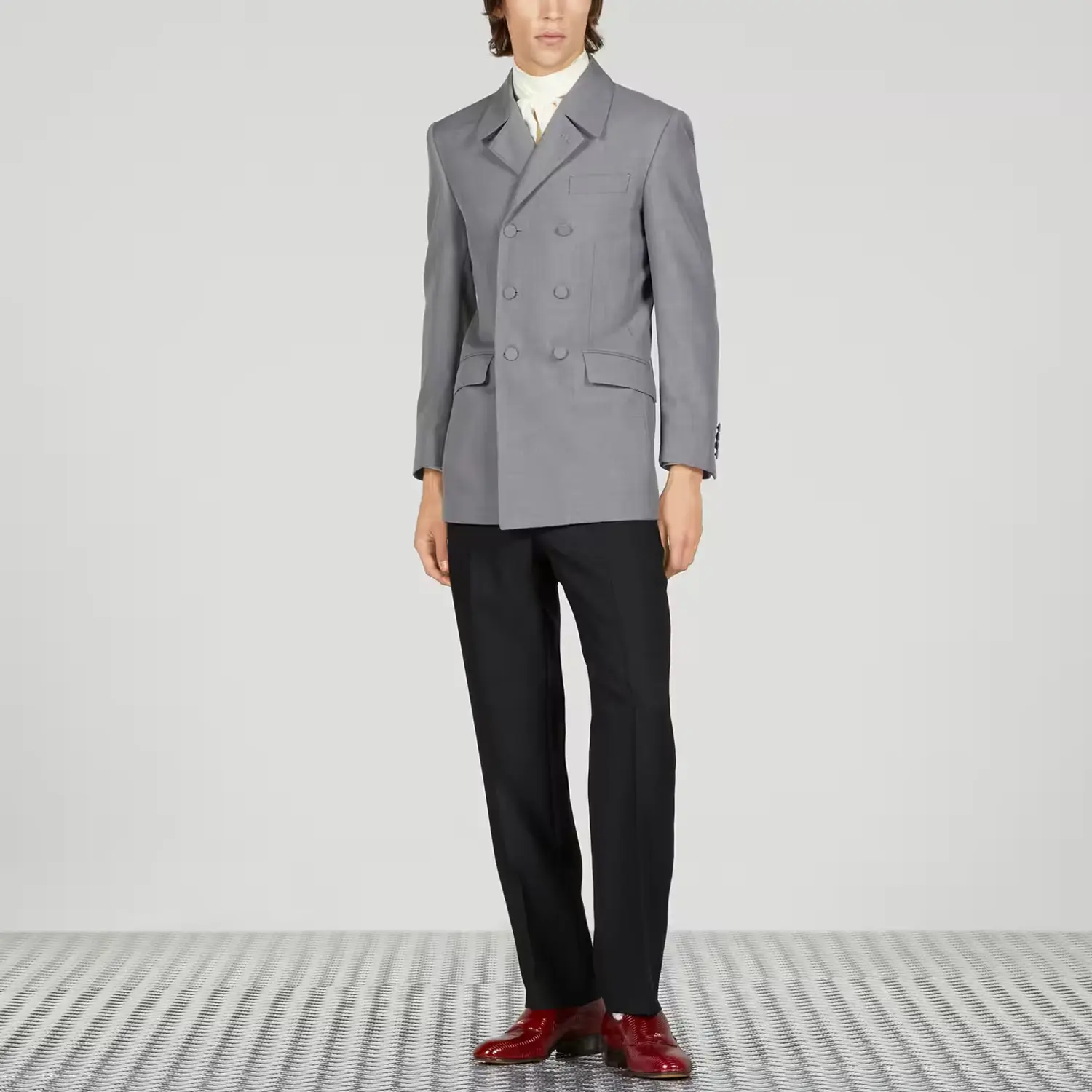 Куртка мужская серая Gucci, серый — фото 3