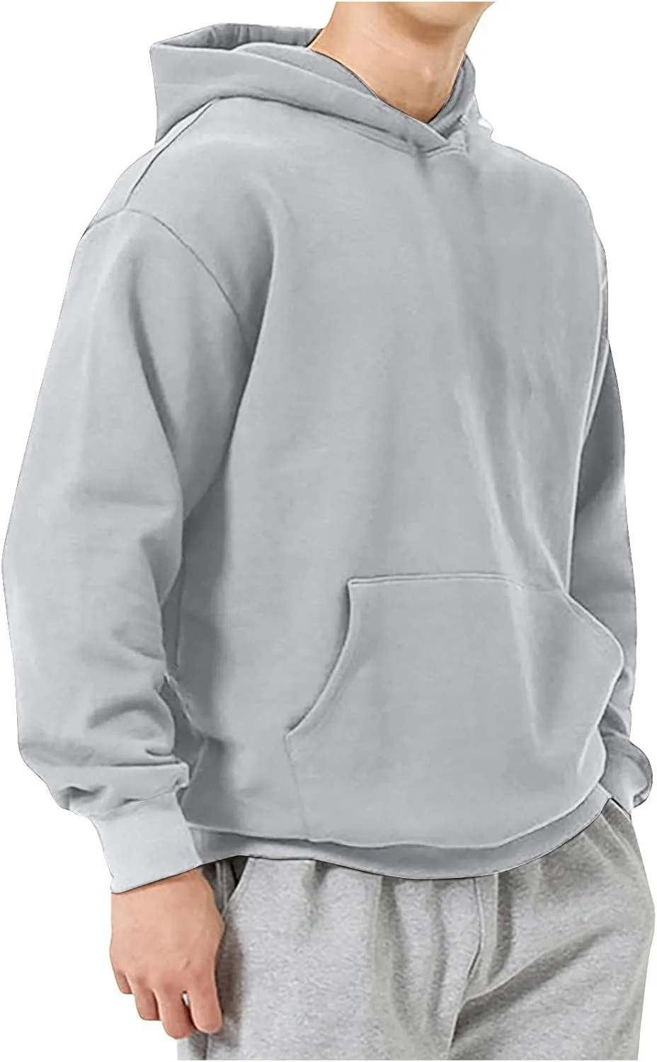 

Мужской худи оверсайз с карманом