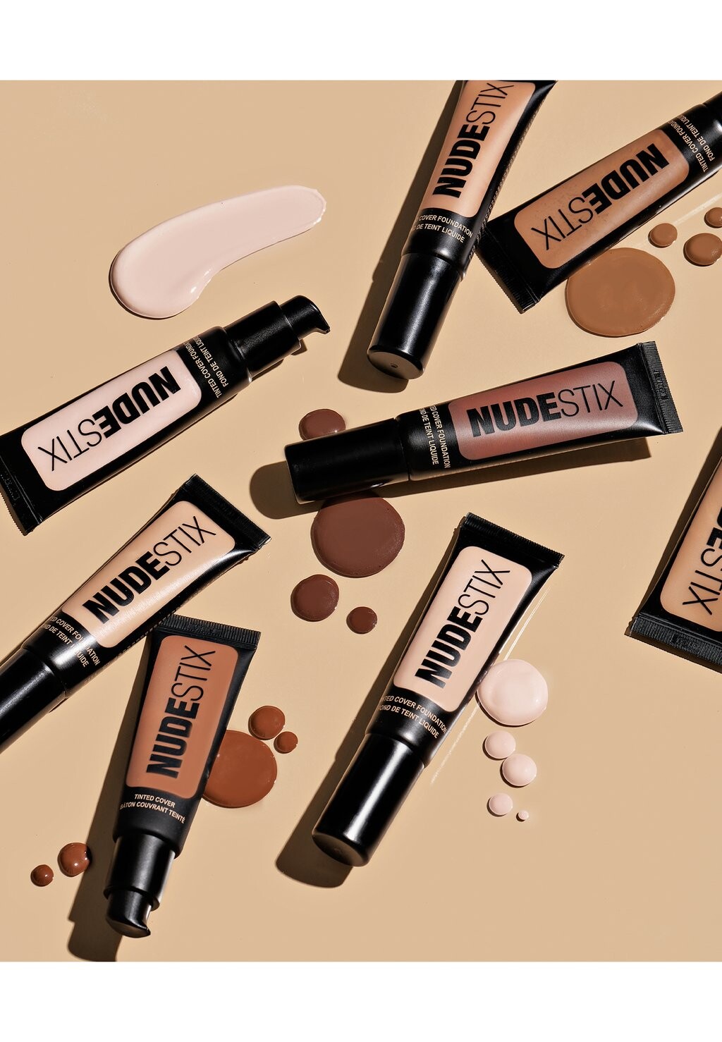 

Тональный крем Tinted Cover Foundation NUDESTIX, нюдовый 10