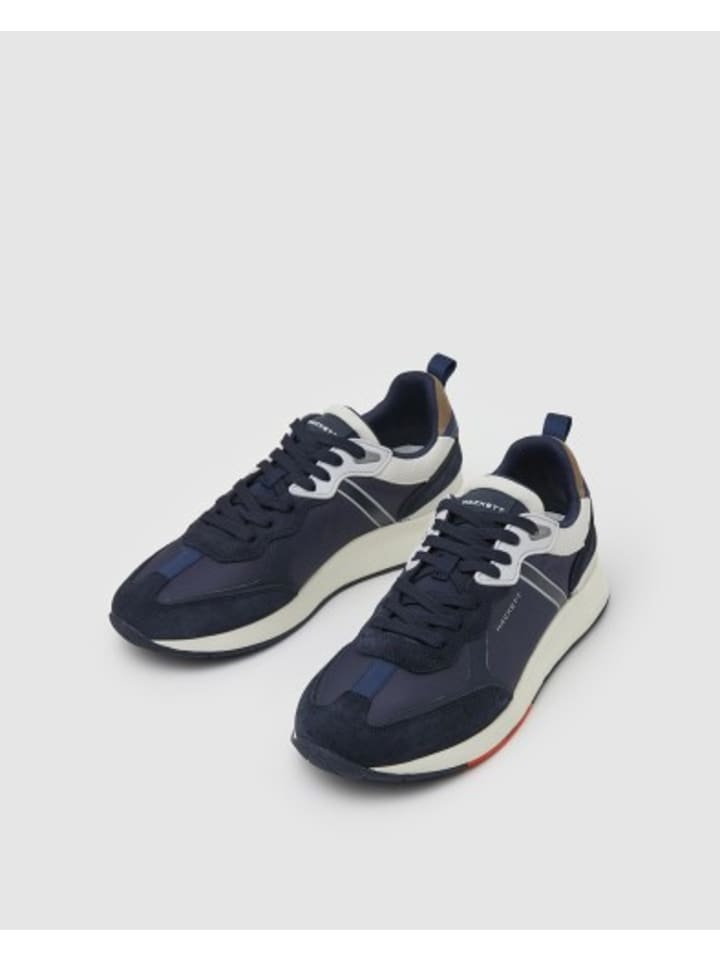 Hackett London Кроссовки H-Runner темно-синего цвета — фото 3