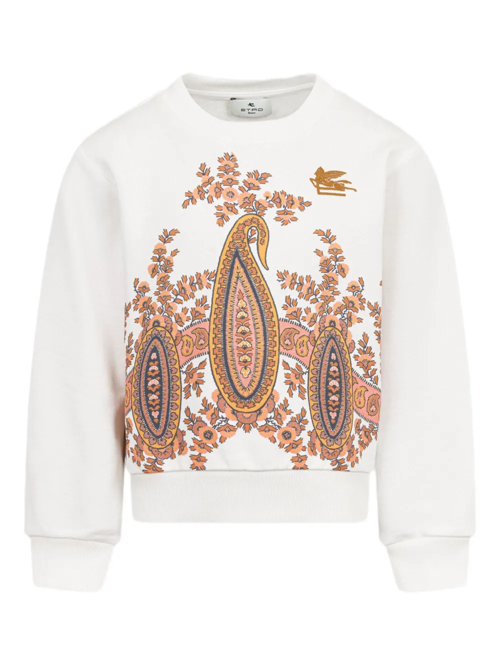 

Толстовка с цветочным принтом пейсли ETRO KIDS, белый