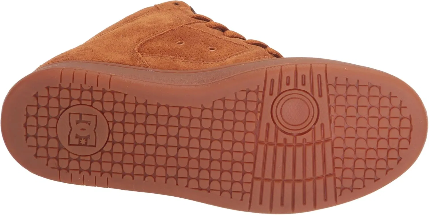 Мужские кроссовки DC Manteca 4 Hi High Top Casual Shoe Sneaker Skate Shoe DC Shoes, Wheat Dk Chocolate — фото 4