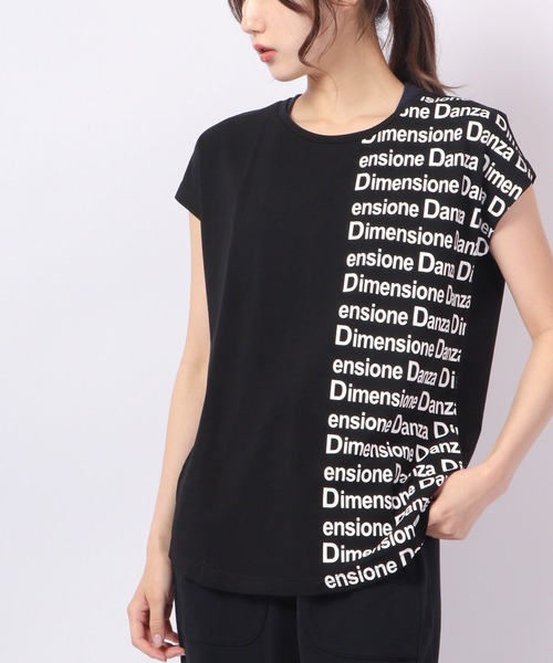 

Футболка с боковым логотипом DIMENSIONE danza, черный