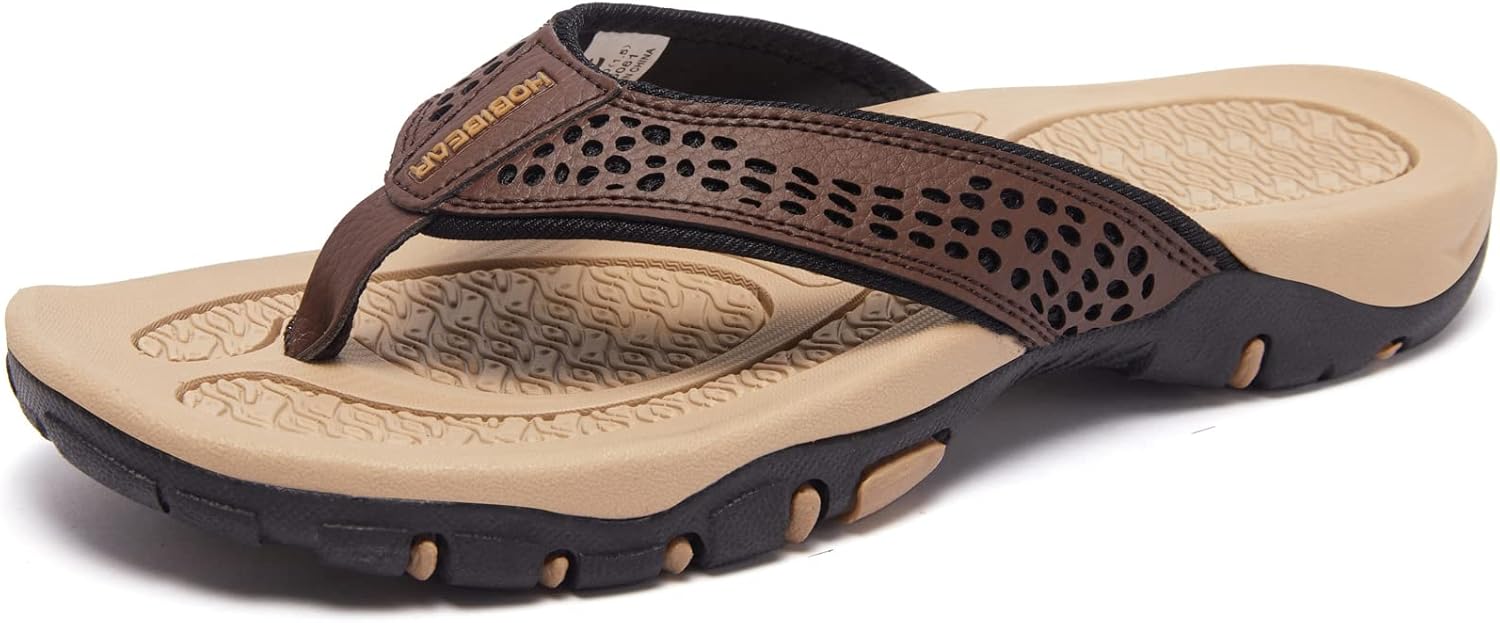 

Мужские вьетнамки KIIU для дома и пляжа, коричневый/хаки