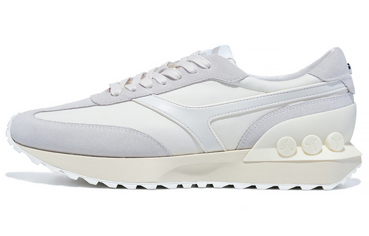 

Чжэнжун Низкие спортивные повседневные кроссовки мужские экрю LI-NING 1990