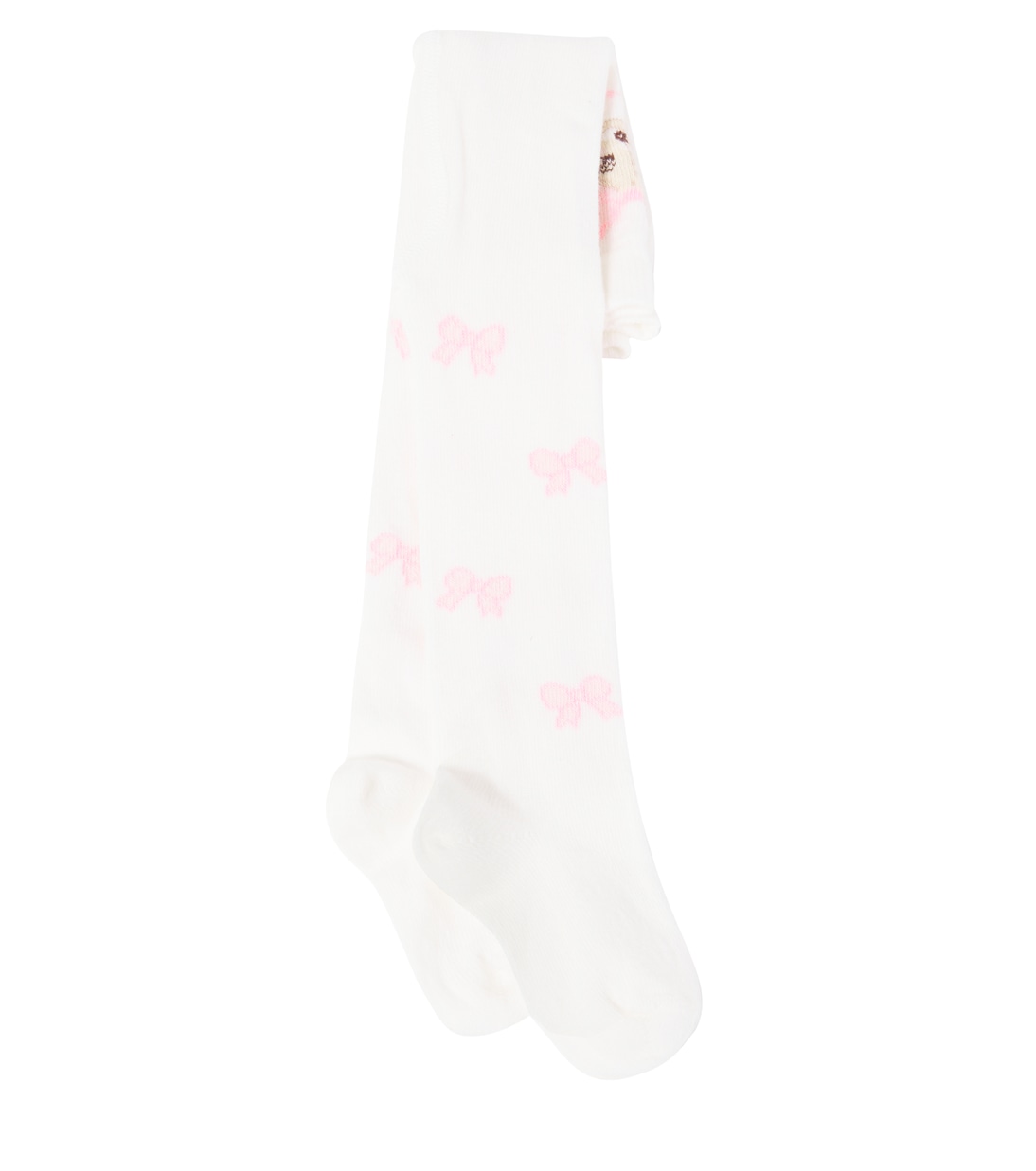 

Детские носки выше колена из хлопковой смеси Monnalisa, Panna+Fairytale