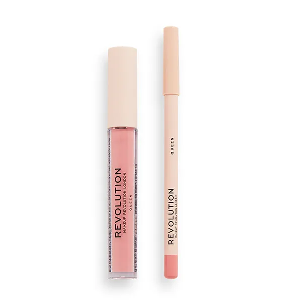 

Жидкая помада + подводка Lip Contour Kit Revolution, цвет queen