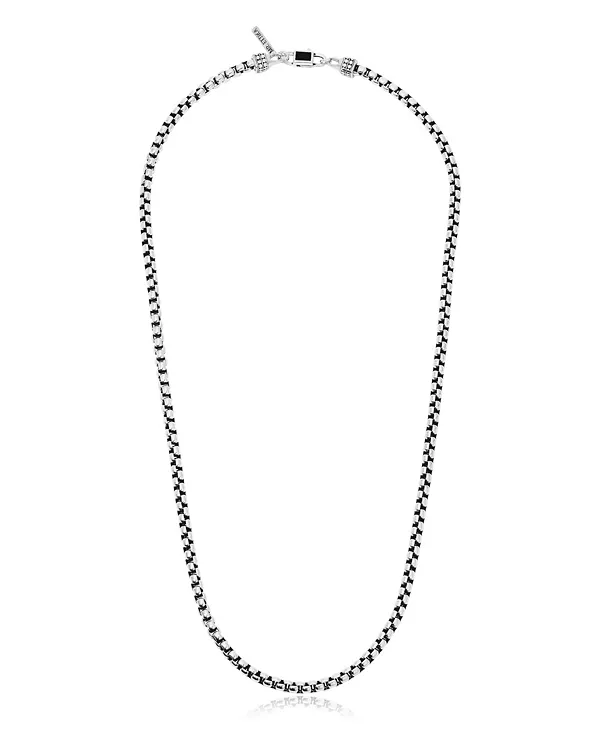 

Ожерелье из цепочки-коробки Ettika, silver