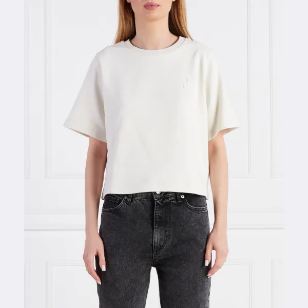 

Футболка оверсайз с логотипом Eripa Boss, экрю