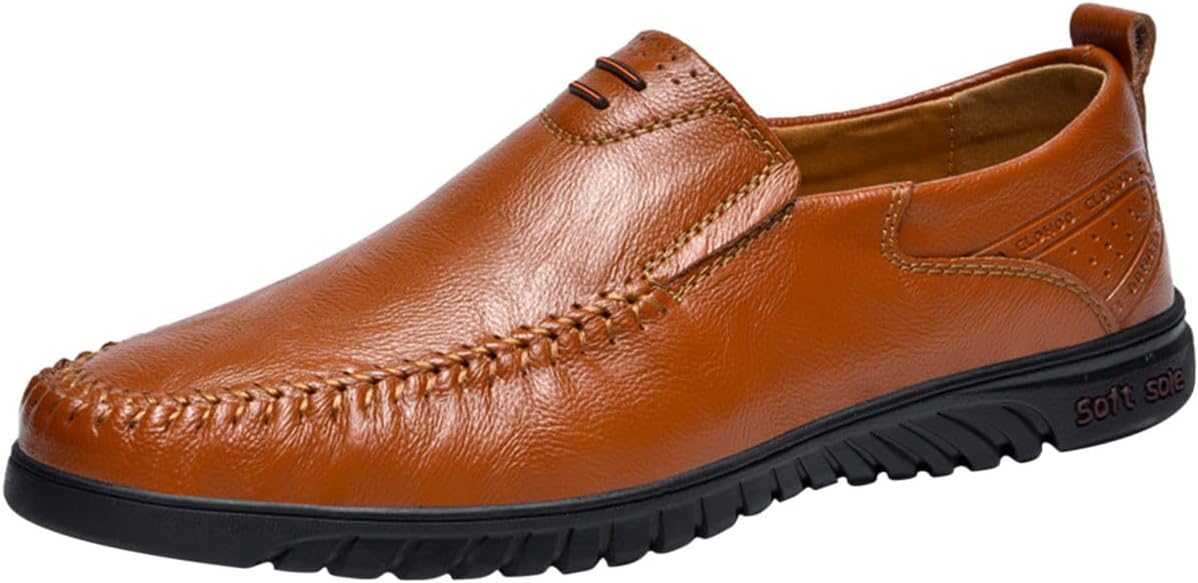 

Мужские слипоны черного цвета Комфортные ортопедические туфли 2025 Модные броги Повседневные лоферы Формальные кроссовки Generic