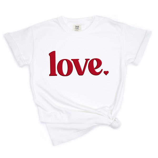 

Футболка Love bold heart puff Simply Sage Market, White, Белый, Футболка Love bold heart puff Simply Sage Market, White