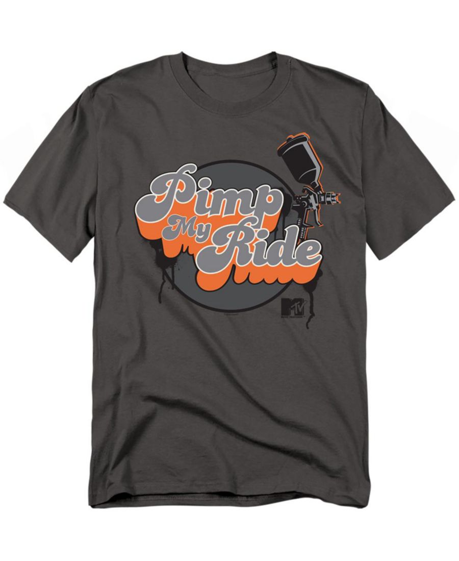 

Футболка больших размеров с цветным логотипом и небольшим изображением краскопульта Pimp My Ride, Charcoal, Черный, Футболка больших размеров с цветным логотипом и небольшим изображением краскопульта Pimp My Ride, Charcoal