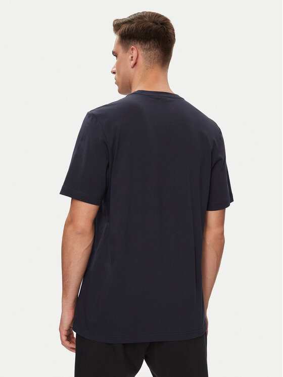 Футболка regular fit Essentials Single Jersey Embroidered Small Logo T-Shirt HY3404 Adidas, синий — фото 3
