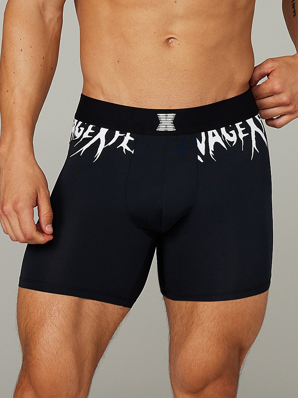 

Трусы боксеры Savage X Fenty Heat Wave, цвет Black Caviar