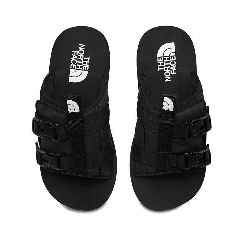 THE NORTH FACE Пляжные сандалии мужские черные красные — фото 4